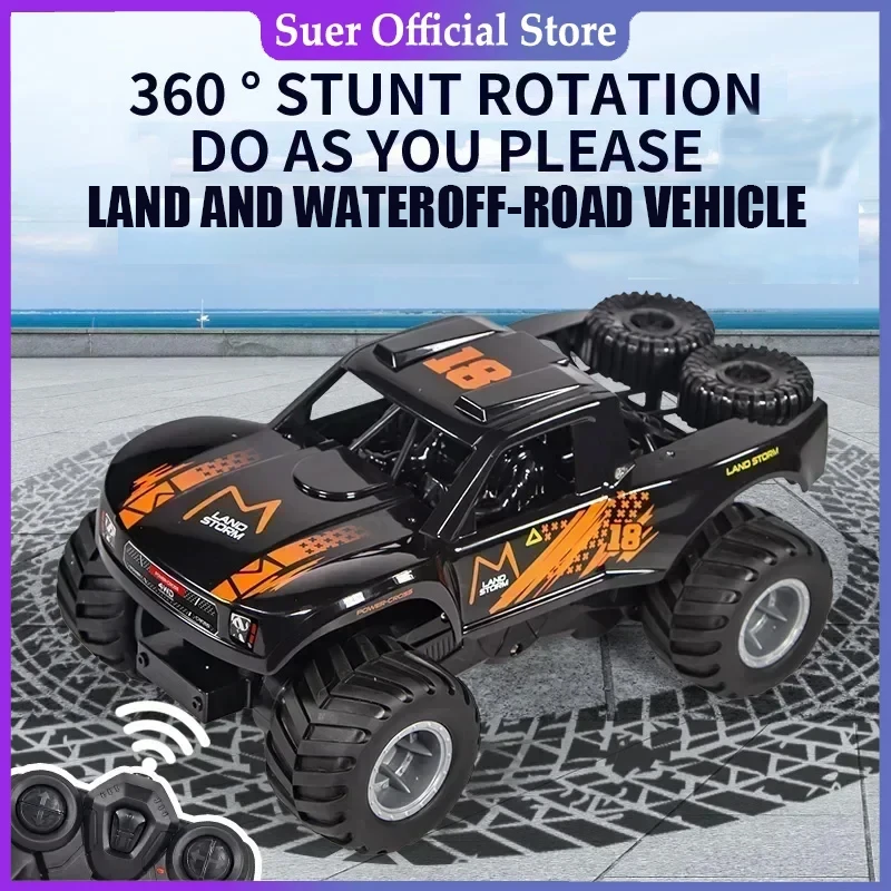 

JJRC - Q156Remote Control Four-wheel Drive Amphibious Off-road High Quality Remote Control Toy Car Male Gift