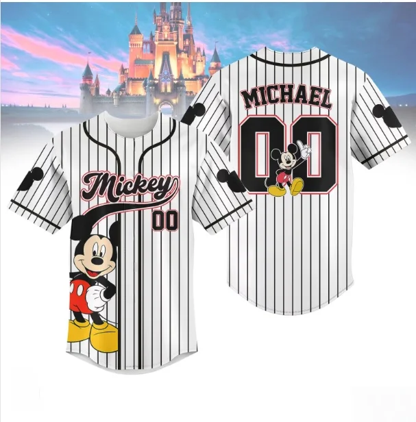 2025 T-shirt a tema Disney Lilo&Stitch Los Angeles Dodgers per abbigliamento estivo da donna, motivo cartone animato stampato, stile sportivo casual
