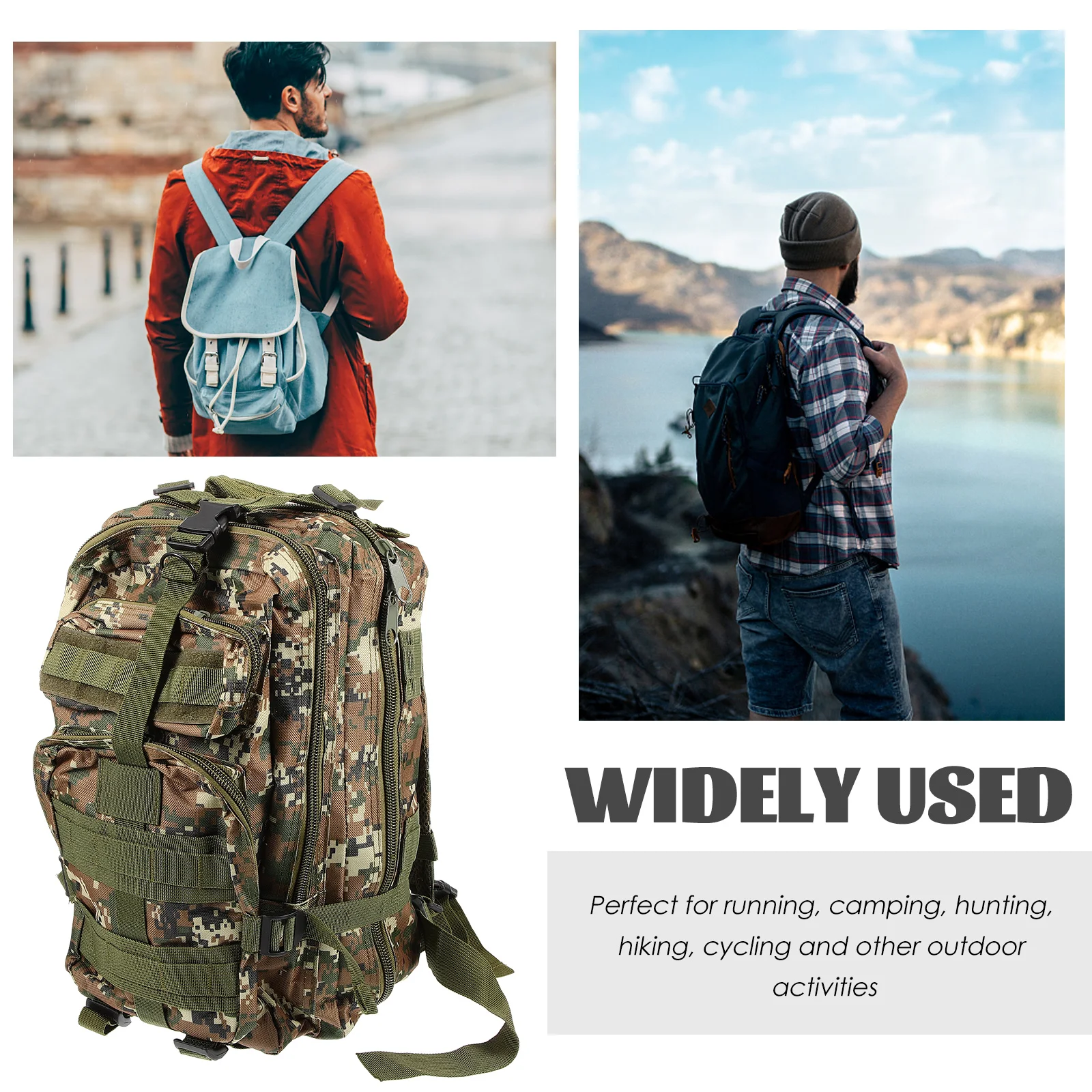 

Backpacking Outdoor Travel Backpacks Tool Bag Shoulder Bags Camping Oxford Traveling Hiking