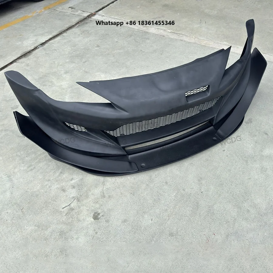 For  GT86 BRZ 2013+FRP Rocket Bunny V3.5 Style Front Bumper with Spoiler Side Splitter Bodykit New Condition