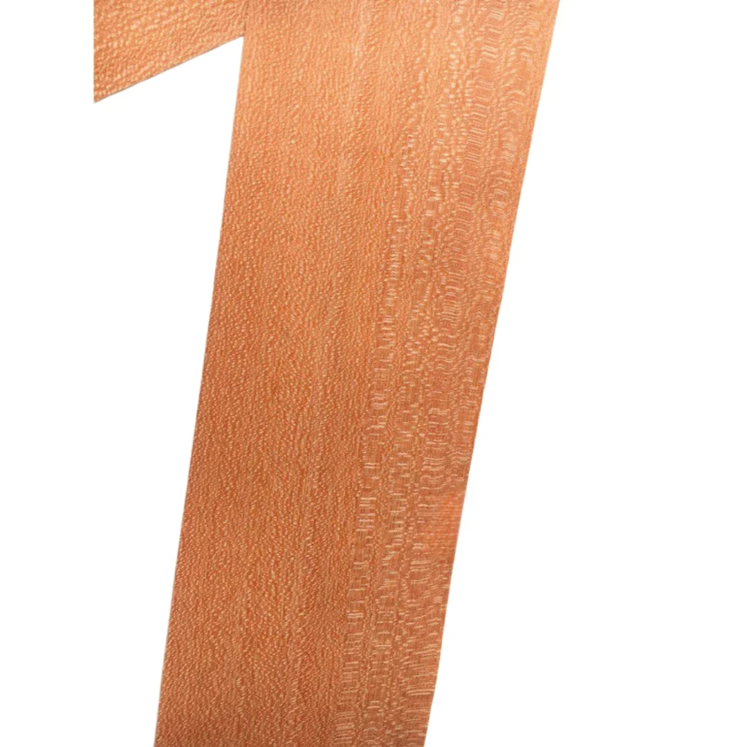 Natural Orange Nice Veneer, 0.3mm, 250x16cm, For Musical Instrument & Watch Box Veneering.