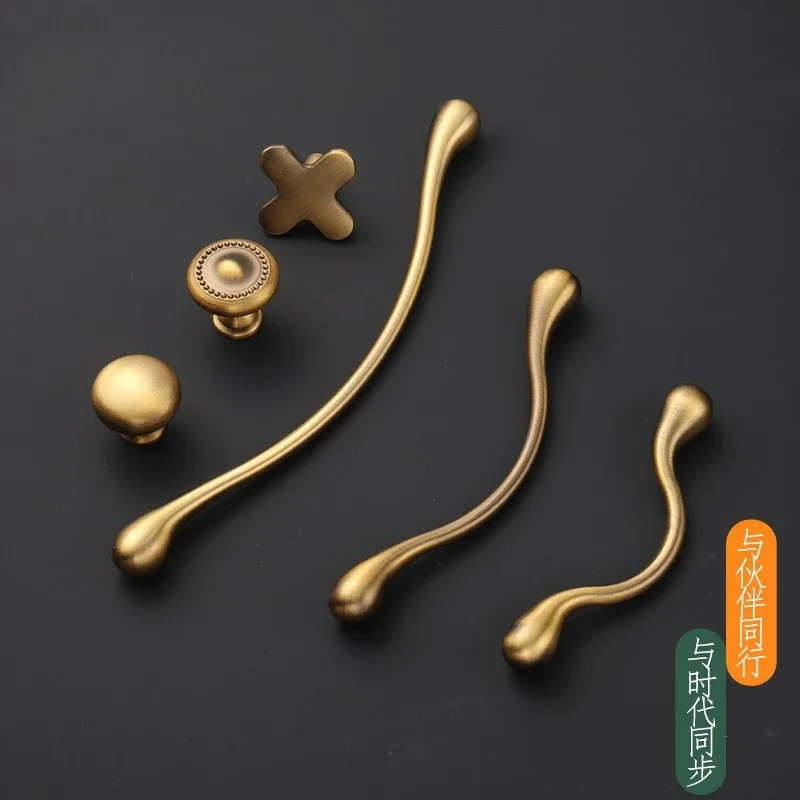 Antique Cabinet Pulls France Wardrobe Closet Door Handles Kitchen Accessories Cabinet Storage Knobs And Handles For Furniture