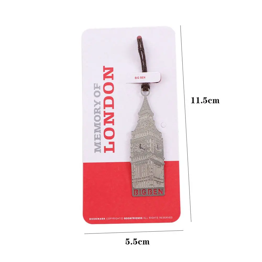 종이 클립 자유의 여신상 건물 책갈피 모형 페이지 마크 빅벤 북마크 유럽식 북마크 에펠탑