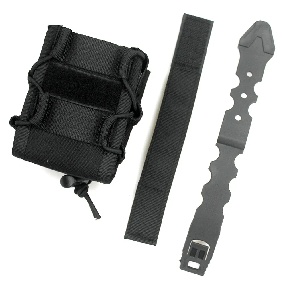 

Tactical Nylon Handcuff Holster Huntig Open Top Molle Handcuff Case for Duty Belt MOLLE Vest Accessories