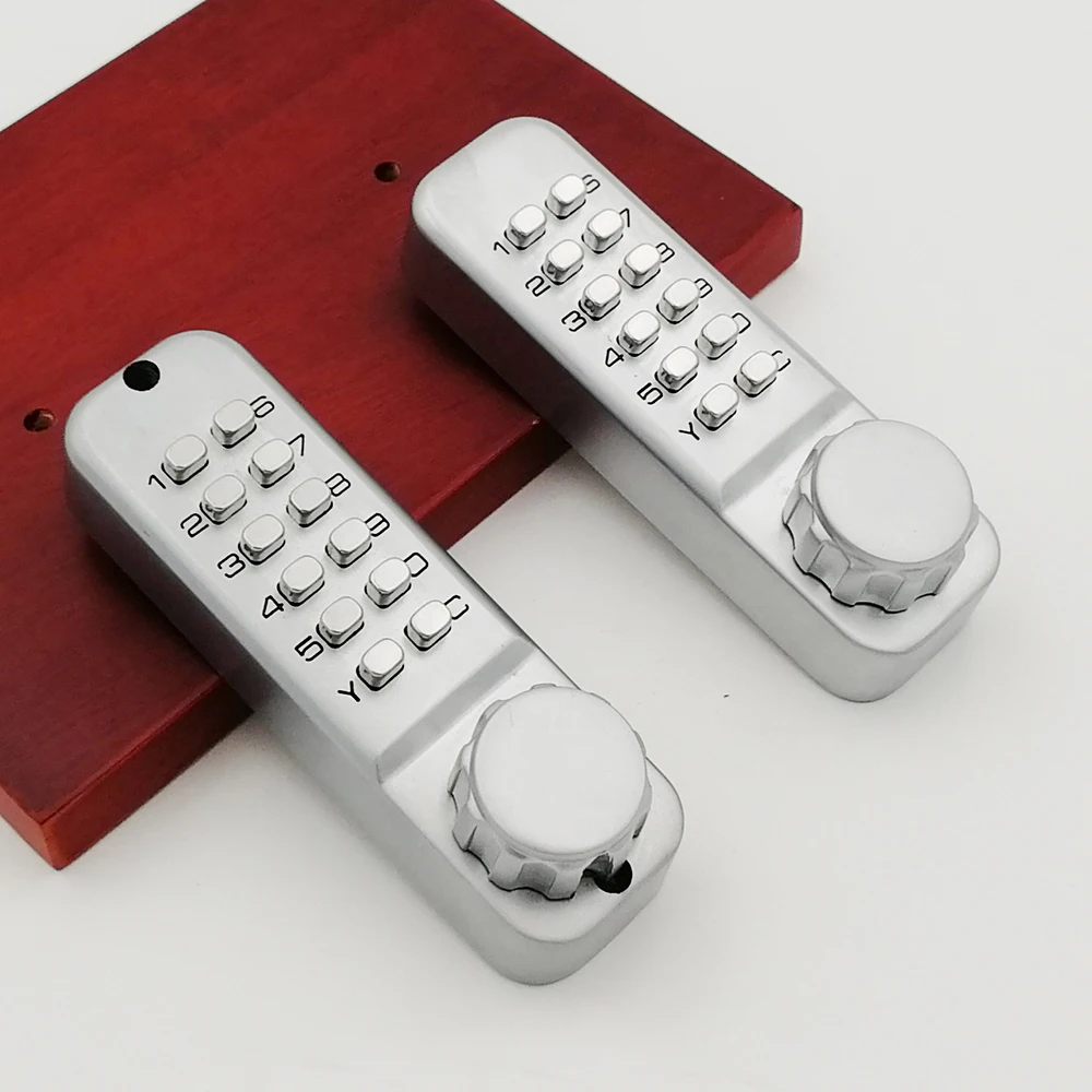 Combination Push Button Door Lock Double Sided Digital Mechanical Lock Keyless Waterproof Entry Door Knob for Home