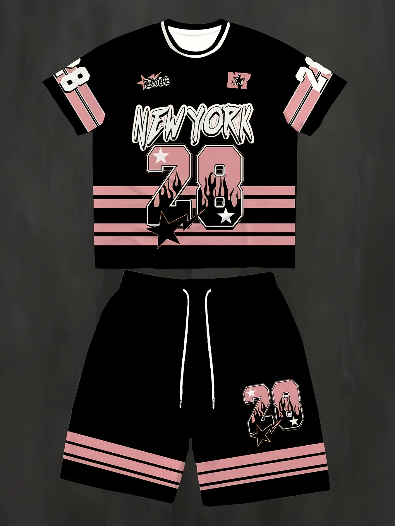 Summer women's suit, digital printing, breathable, sweat-absorbing, casual, sports, outdoor women's clothing