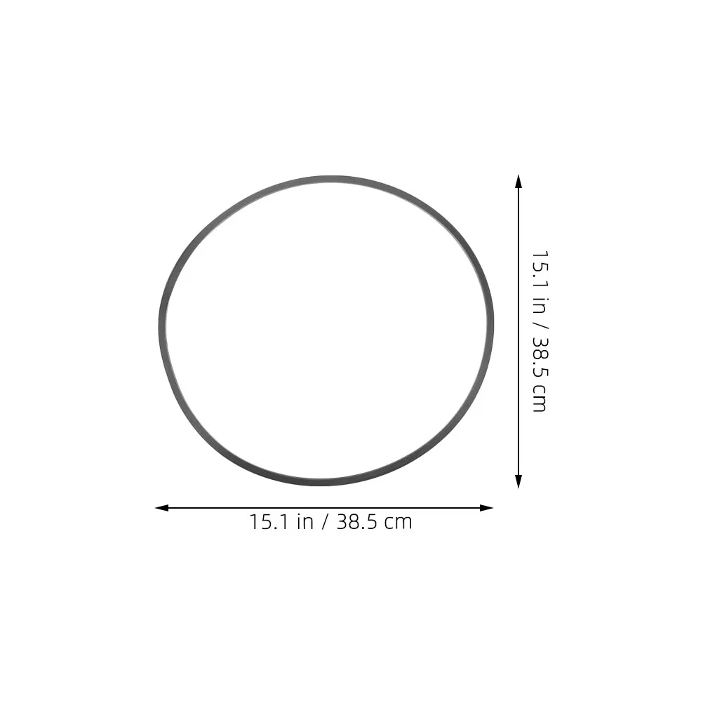 4Pcs Bar Stool Base Protector Rings 38.5cm Anti-Slip Rubber Floor Protectors for Home Bars Restaurants Flexible Non-Slip Design