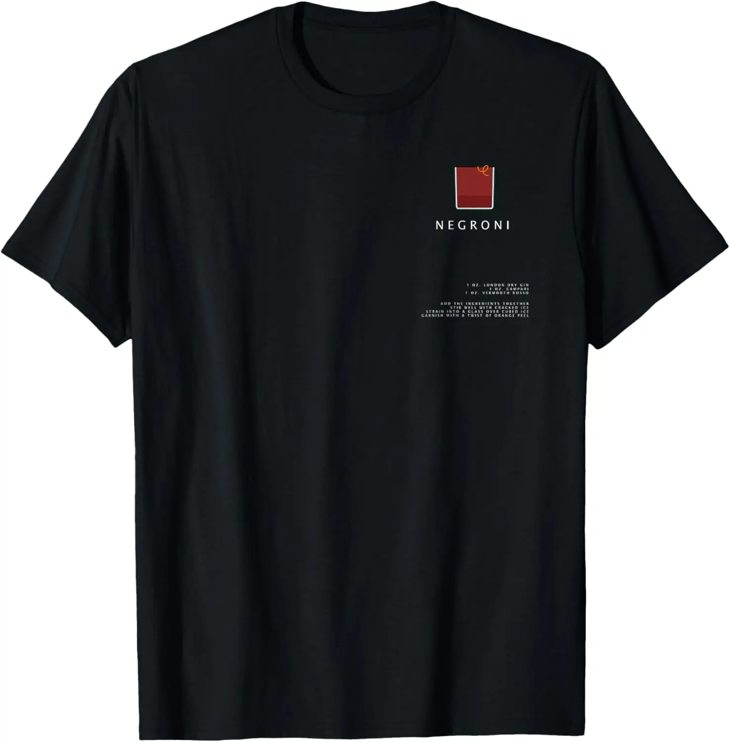 Cocktail Shirt Negroni T-Shirt