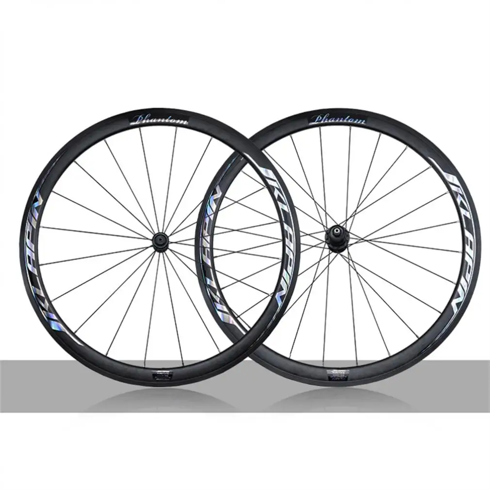 JKLapin Colorful 35 38 42MM 700C Carbon Fibre Wheelset Disc Brake 135 142 MM 12Speed Bend Spokes QR Thru Axle Wheels