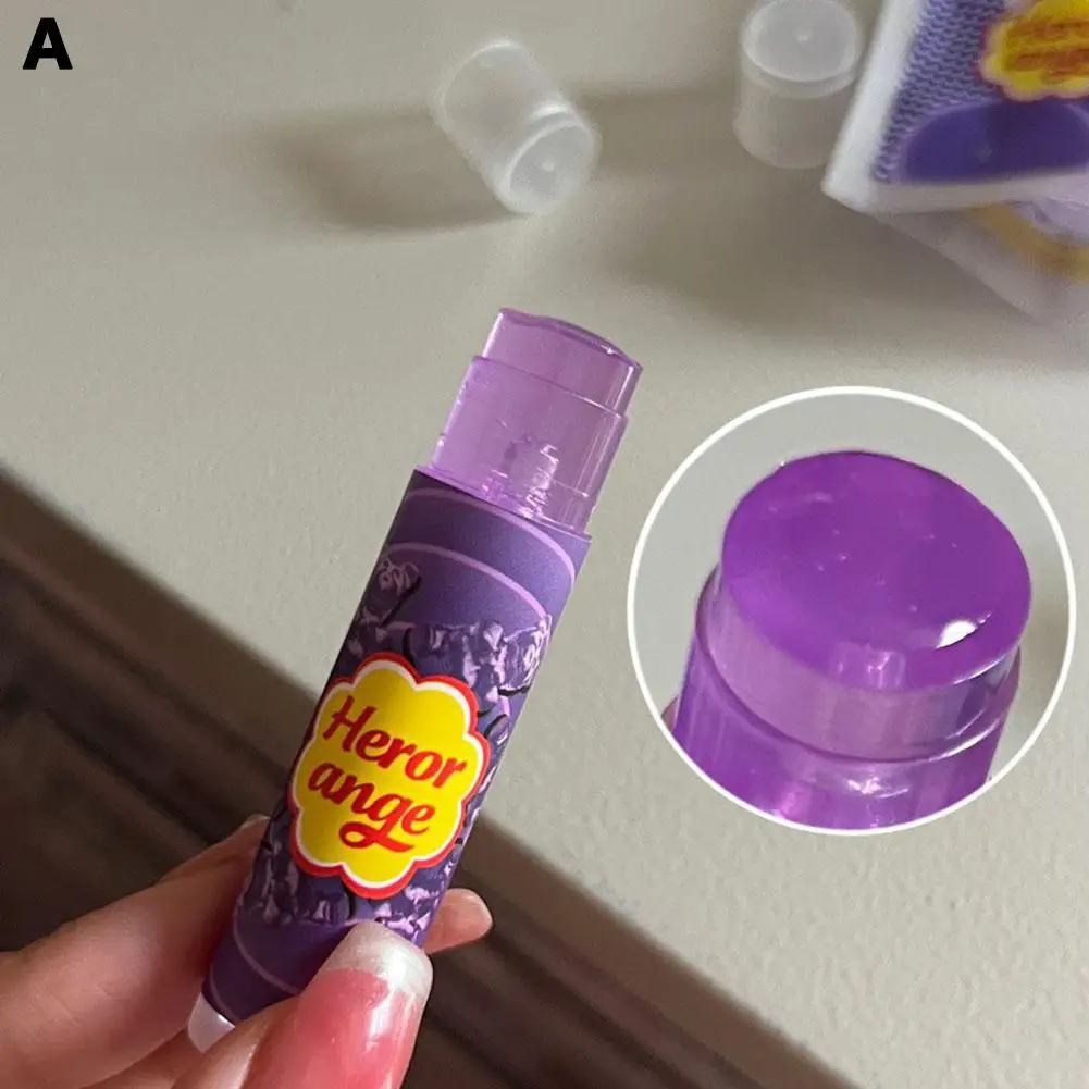 1/2/3/4/5/10pcs Fruit Lip Balm Moisturizing Clear Lip-Primer Mask Cute Jelly Tinted Lip Stick Lighten Lines Plump Lip Care