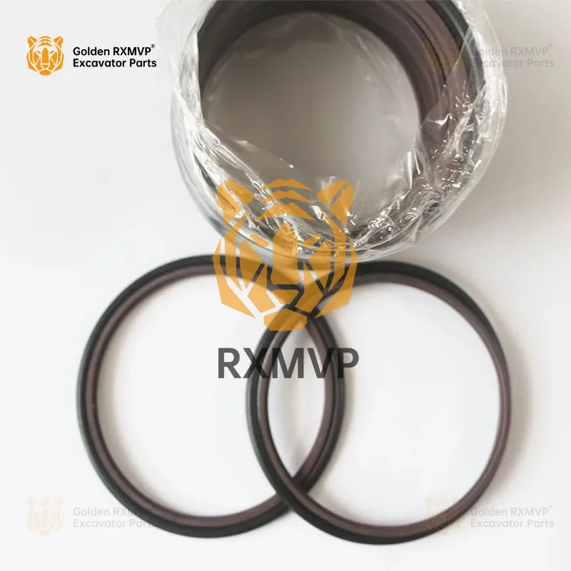 For Oem Customized Hydraulic Step Seal Hbts Cylinder Rod Nbr Rubber Ptfe Bronze Excavator