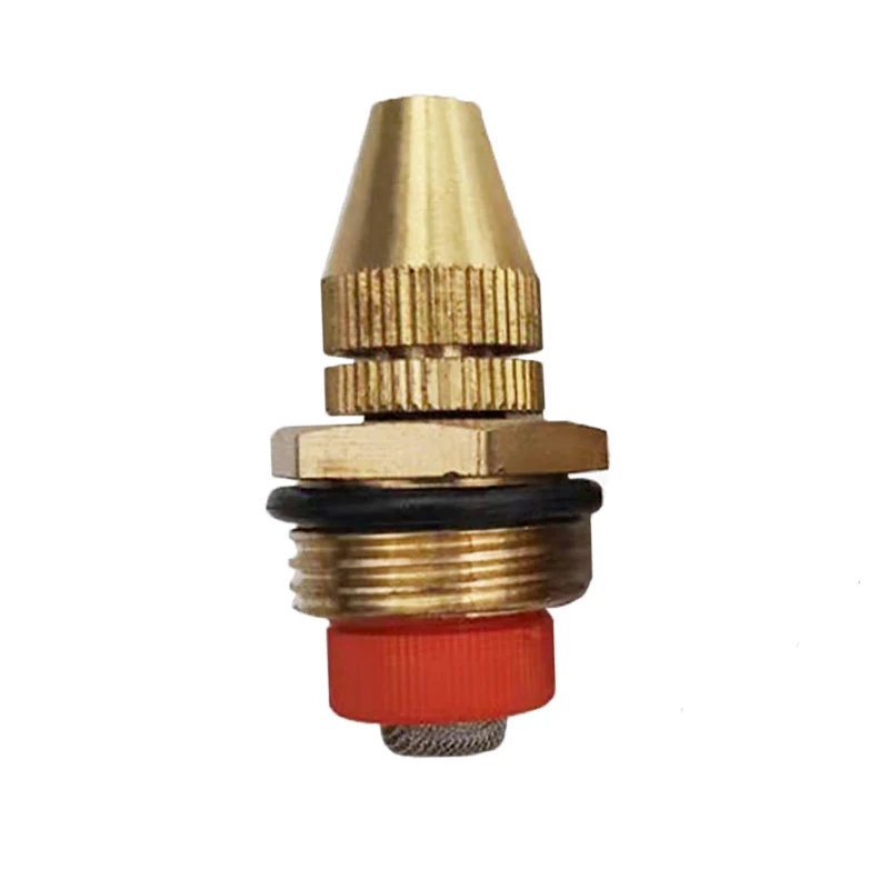 1/2 Inch Brass Spray Adjustable Water Flow Misting Nozzles Garden Irrigation Water Mist Outdoor Cooling Systems Tools
