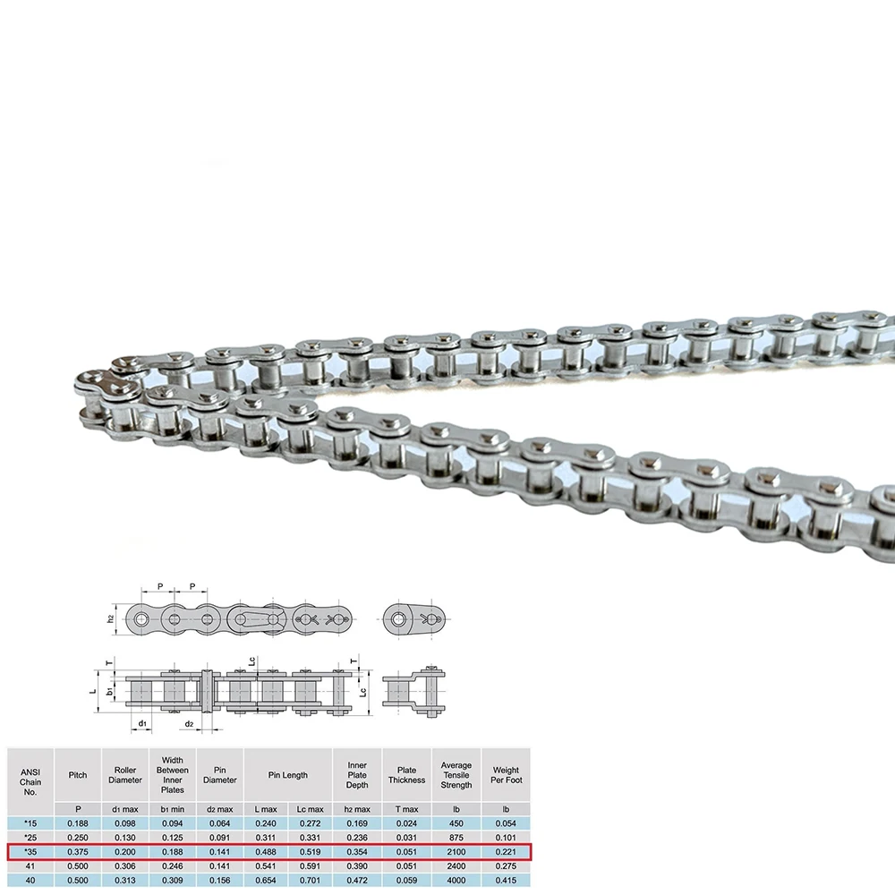 

NEW #35 Roller Chain 140 Links Electroplating Drive Chain For 43cc 47cc 49cc Mini Pit Pocket Bike Scooters Bicycle 212cc Go Kart