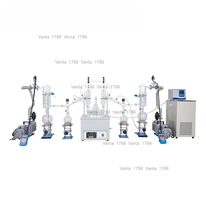 Small Batch Production Fractional Shortpath Distillation Turnkey Solution Lab Equipment Complete System for Essential Oil Extrac