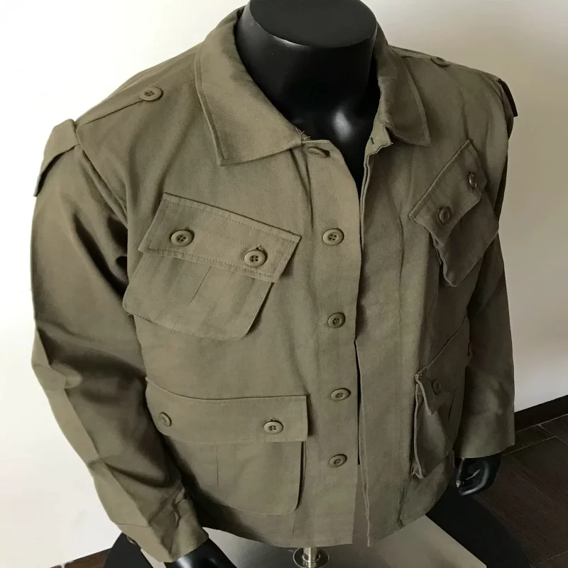 American Classic Retro M42 Men's Spring And Autumn Multi Pocket Paratrooper Suit Workwear Jacket