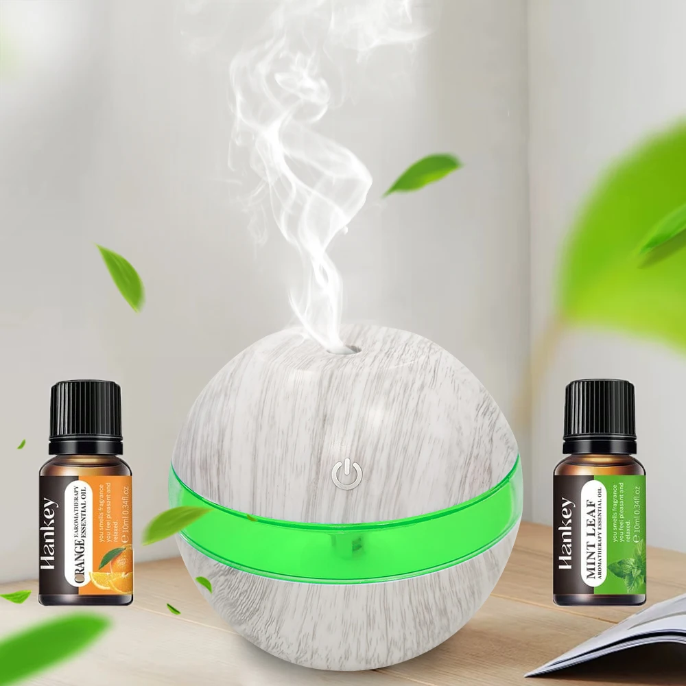 

Диффузор для дома, подарочный набор премиум-класса для ароматерапии, современный увлажнитель 300 мл, диффузор с сенсорной панелью, светодиодная основа, меняющая цвет