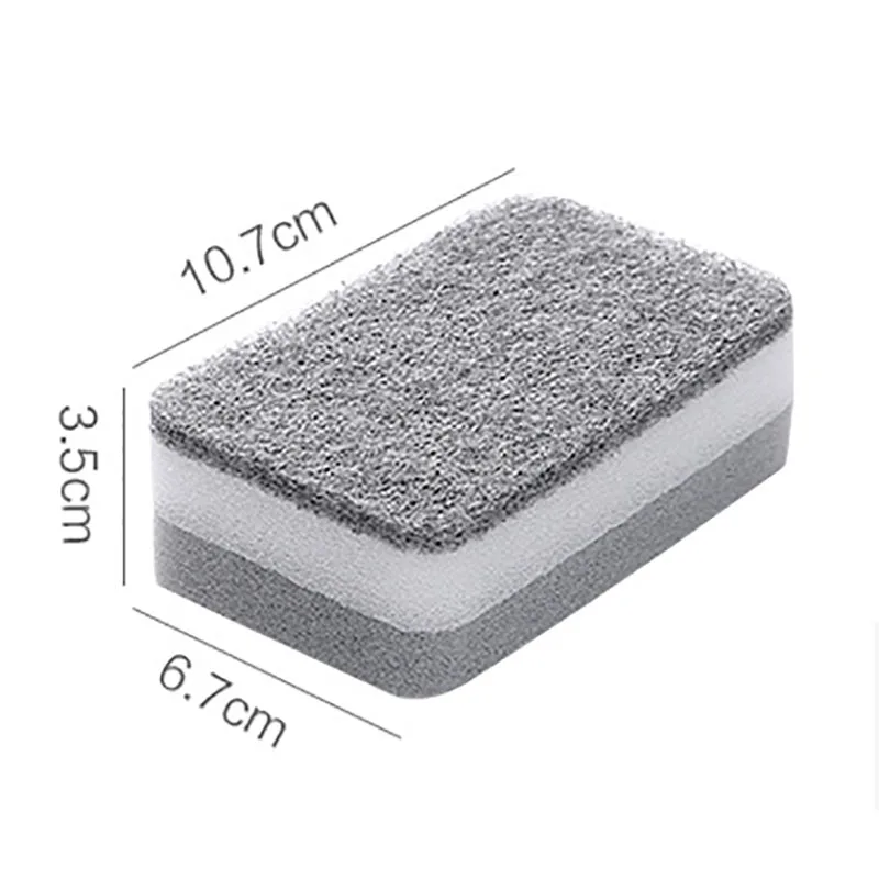 Kitchen Bar cleaning supplies set Home Double-sided Cleaning Sponge Scouring Pad Cleaning Sponges Household Cleaning Tools