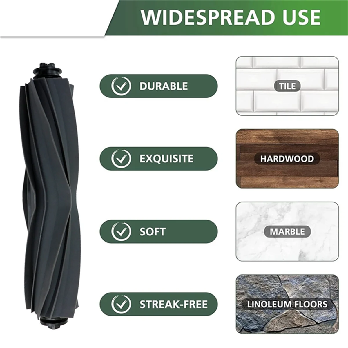 Ersatzzubehör für Dreame Bot D10S / D10S Pro Roboter-Staubsauger, Roller, Hauptseitenbürste, Filter, Mopptücher