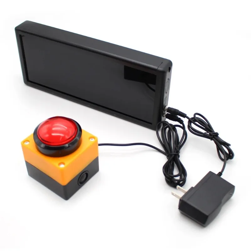 Digital Display Competition Timer Countdown Stopwatch Counter 2.3 Inch 4-Digit Training Speech Timing Equipment + Remote Control