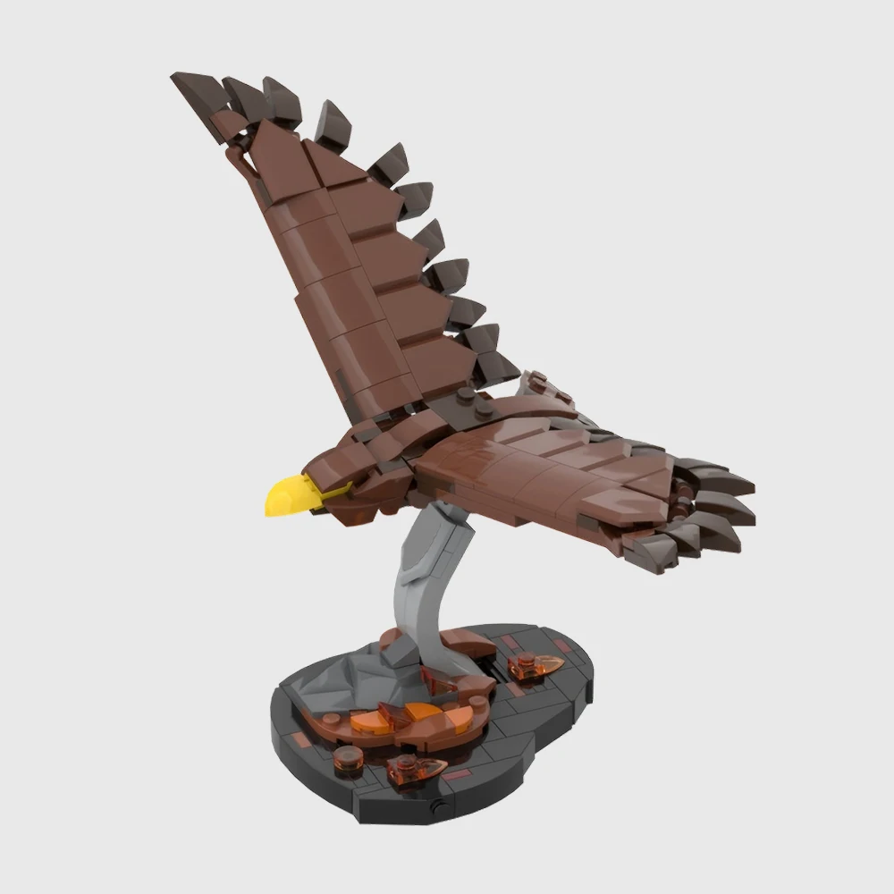 새로운 272PCS 유명 영화 시리즈 모크 과이히르 독수리 모델 블록 맞춤 퍼즐 DIY 조립 어린이 장난감 소년 선물 세트