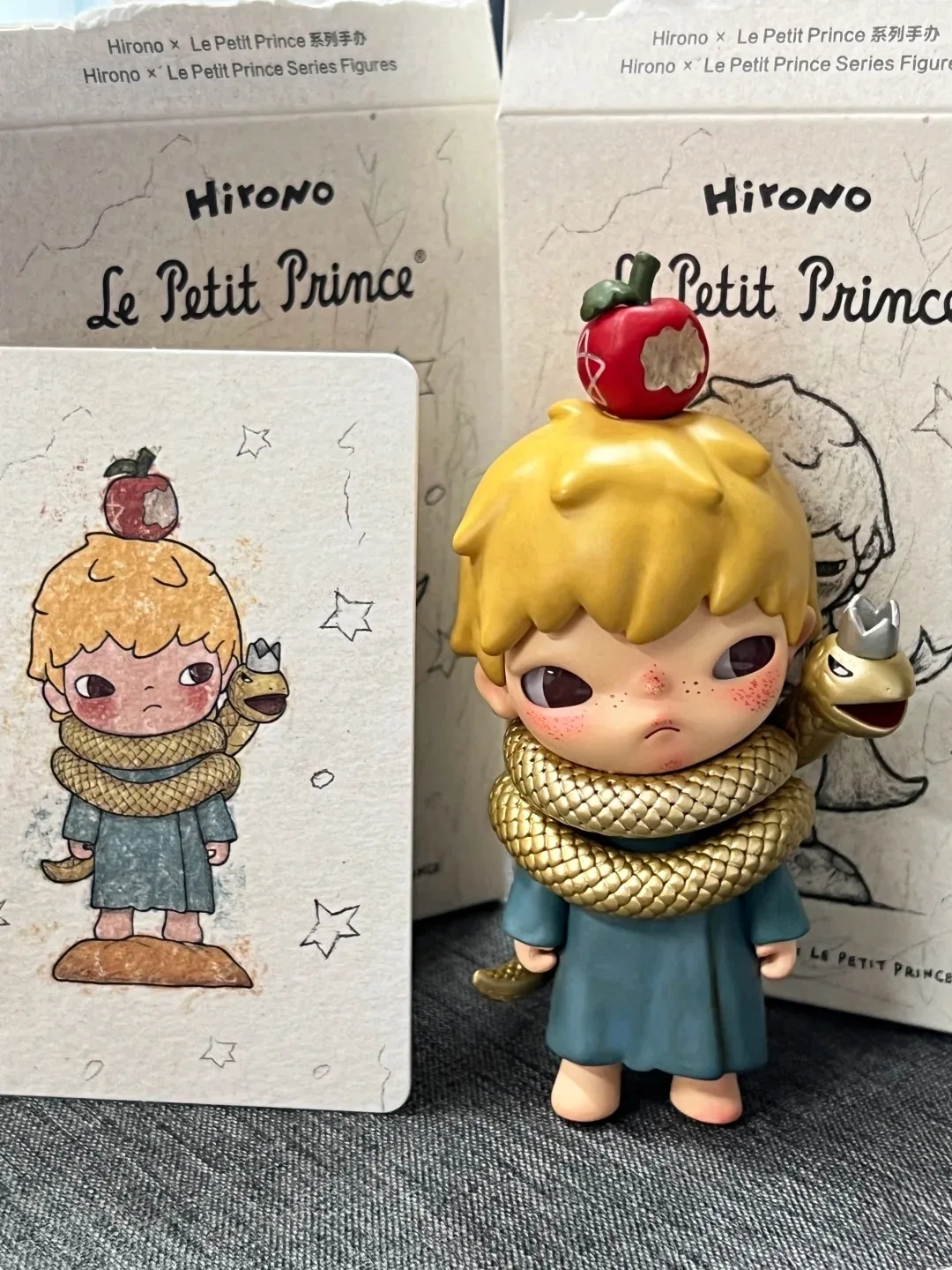 Oryginalny Popmart Hirono Le Petit Prince Seria Blind Box Torebka Niespodzianka Figurka Anime Ozdoby Kolekcja Prezent Urodzinowy dla Dzieci na Boże Narodzenie