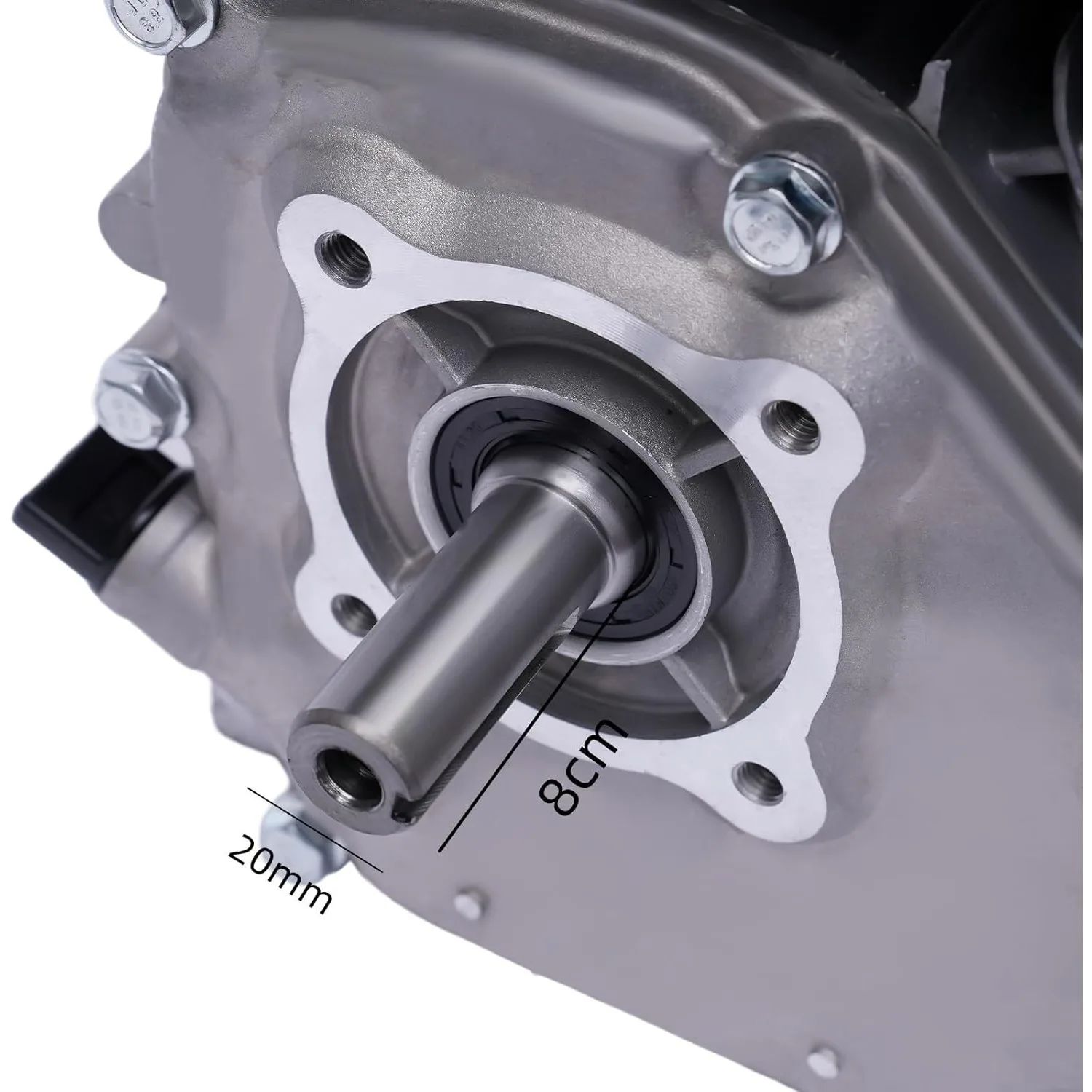 محرك غاز 7.5 حصان رباعي الأشواط مع نظام تبريد الهواء وفلتر الهواء، محرك تبريد الهواء ذو أسطوانة واحدة محمول منخفض الضوضاء