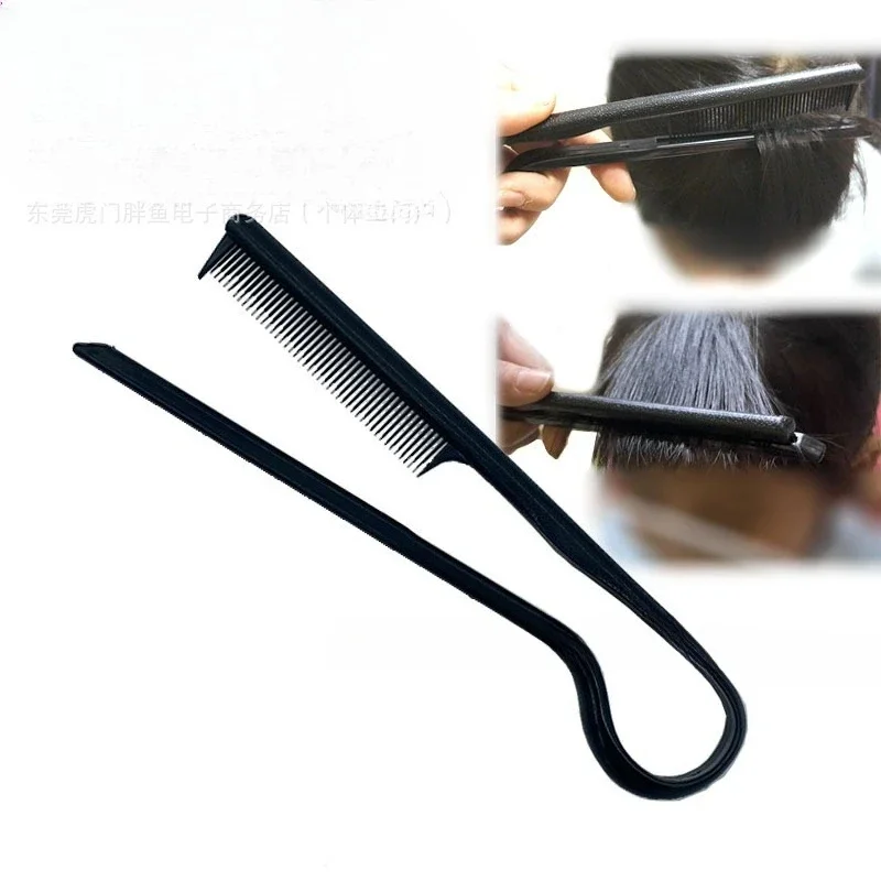 New V Shaped Hairdressing Comb Messy Hair Straightening Splint Comb Hair Styling Tool Special Portable for Hair Wigs