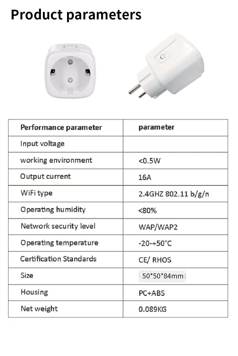 TASMOTA الأوروبي المنزل الذكي المسبق واي فاي التوصيل يعمل مع مساعد المنزل مراقبة استهلاك الكهرباء 10A-16A 100-240 فولت #2