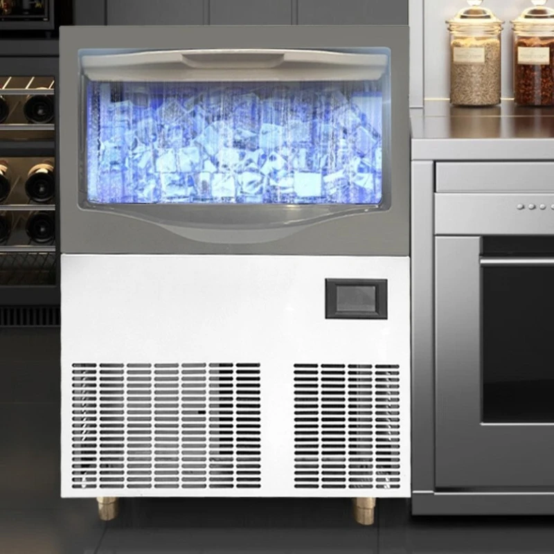 Large-scale Ice Maker Milk Tea Store Fully Automated Cold Ice Maker Drinks Production Commercial Furniture Eismaschine ZYZBJ60