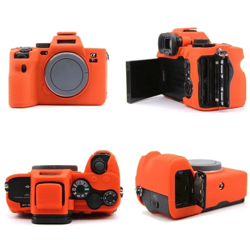 Rubber siliconen case body cover Voor Sony a7siii A7s III ILCE-7SM3 a7s3 camera A7s III protector frame huid