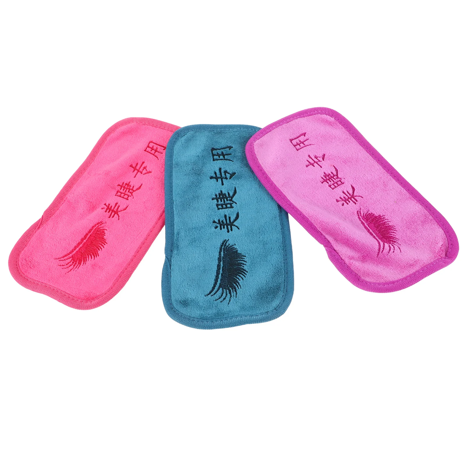 

3Pcs Fabric Forehead Cushion Lash Extension Pad Soft Comfortable Eyelash Extension Tool Makeup Remover Washcloth Beauty Face