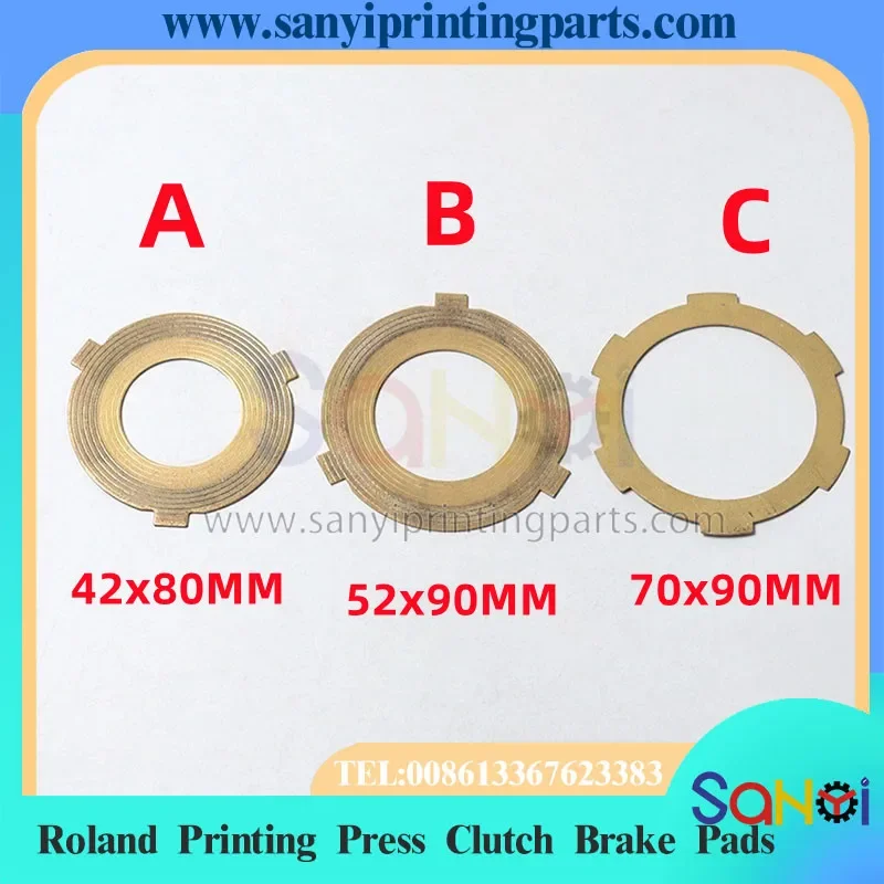 Water-Cooled Clutch Brake Friction Plates for Roland 700 Offset Press – Roland R700 Series