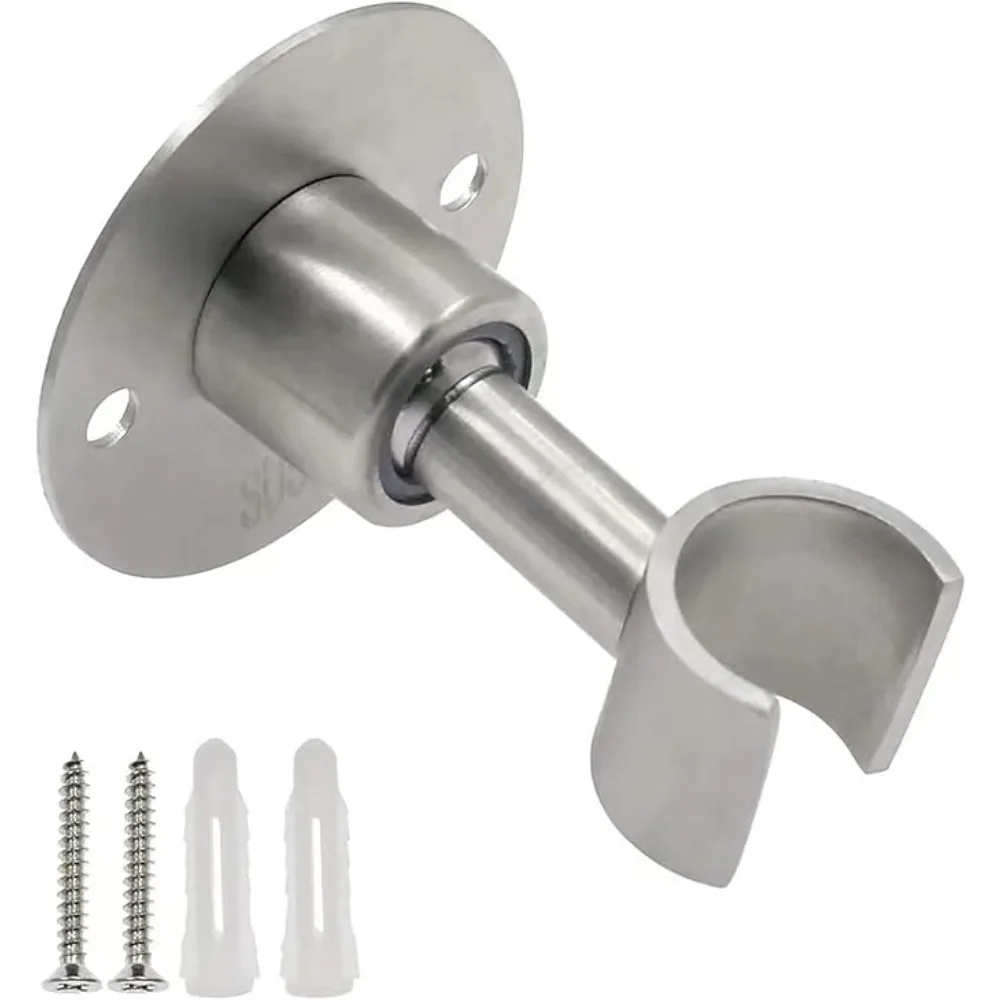 Heavy Duty Shower Holder Stainless Steel Adjustable Wall Mounted Rustproof Shower Head Bracket for Bathroom Shower Accessories