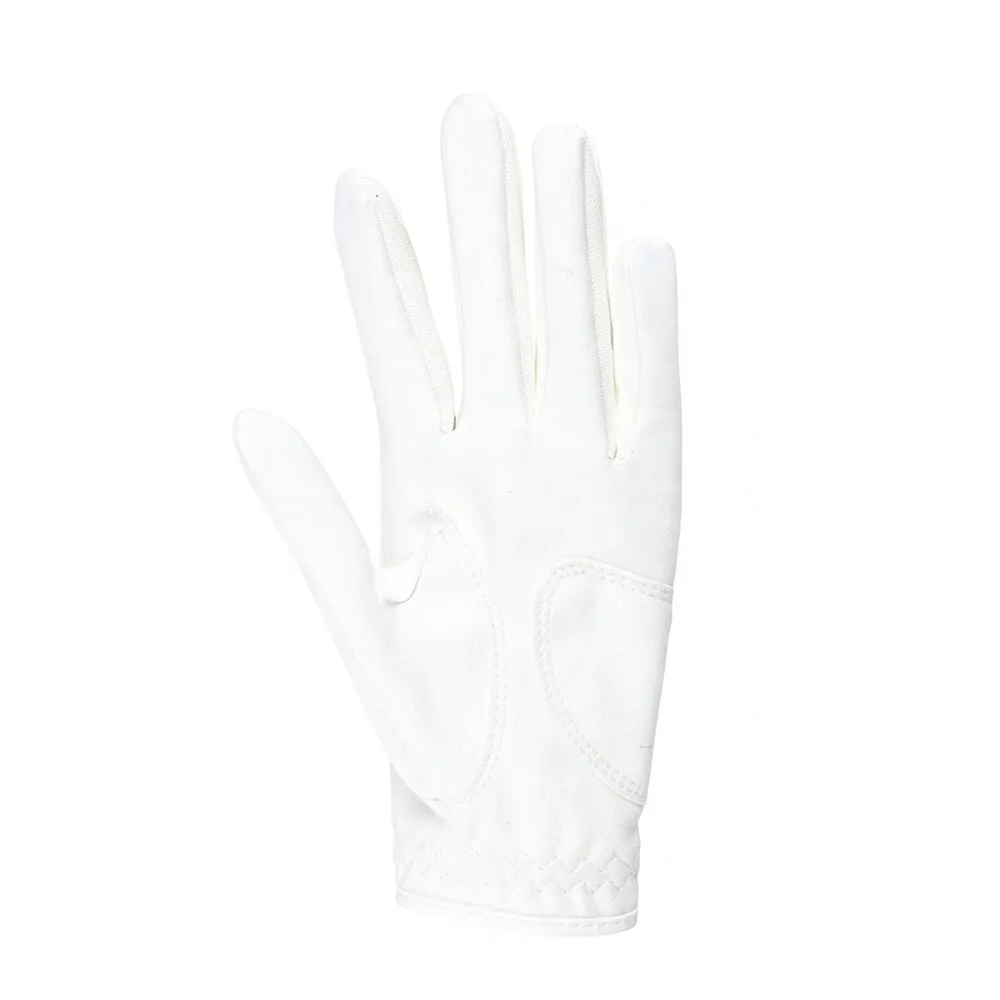 

High Quality White Golf Glove Non-slip Left Hand Sport Gloves Breathable Suede Professional Glove Golf
