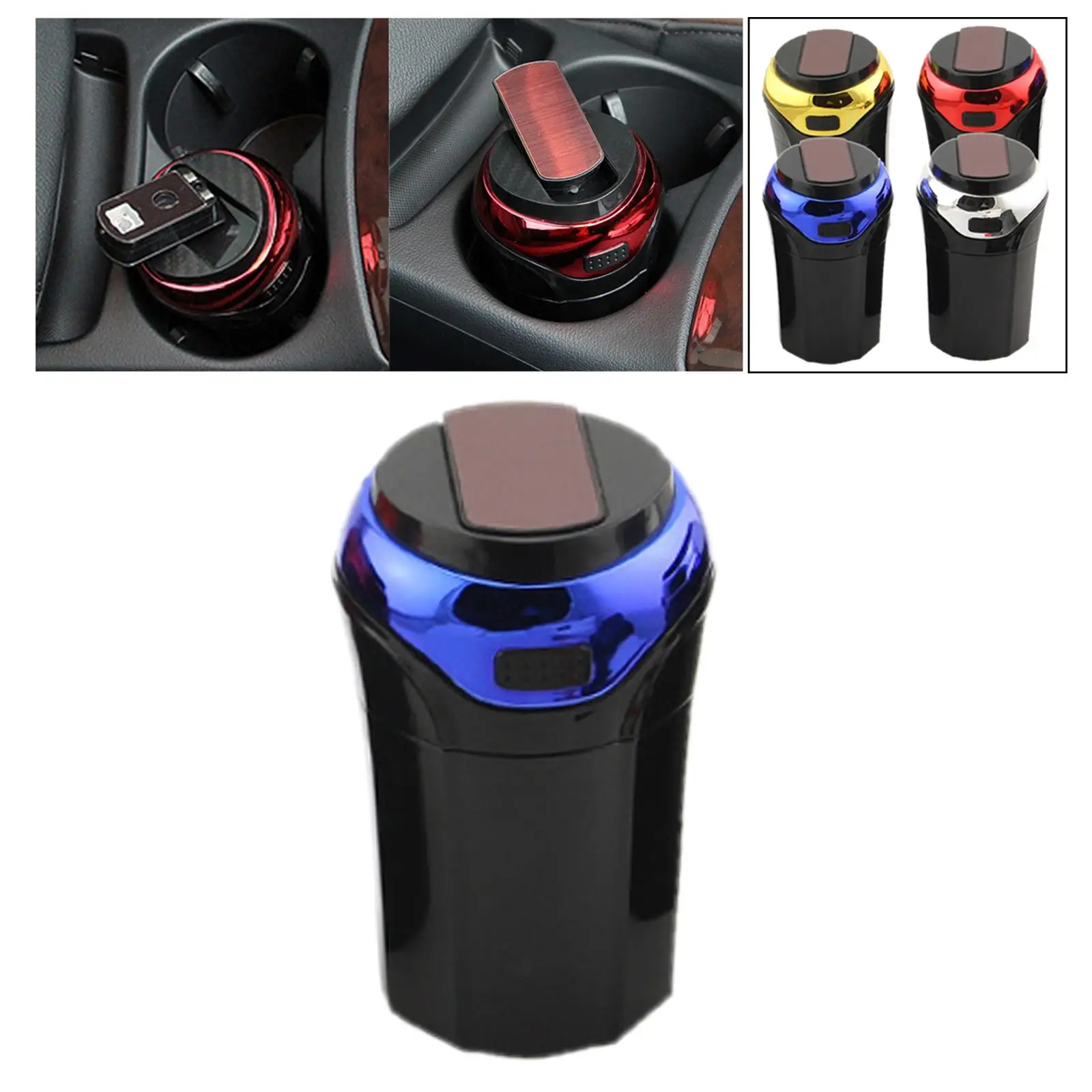 Car , Easy  Detachable Car  with Lid and Removable Lighter  Car Cup Holder