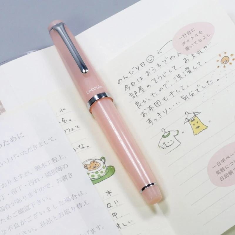 Pluma Estilográfica Japonesa Sailor 11-0311 Serie Lecoule, Pluma de Estudiante con Cinco Gemas de Colores, Pluma de Tinta de Diez Mil Años, Regalo de Oficina
