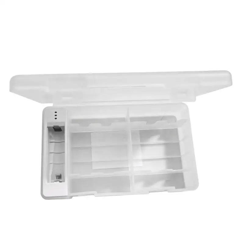 Y1UB Spare Cell Storage Box with Tester Section for Drawer Daily Battery Holder Box
