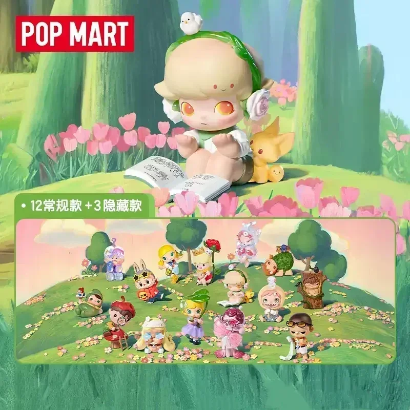

POP MART Hand In Hand Serie Blind Box Cute Toys Doll Оригинальный шарм Девушка фестивальный подарок Аниме фигурки Настольный орнамент Украшение