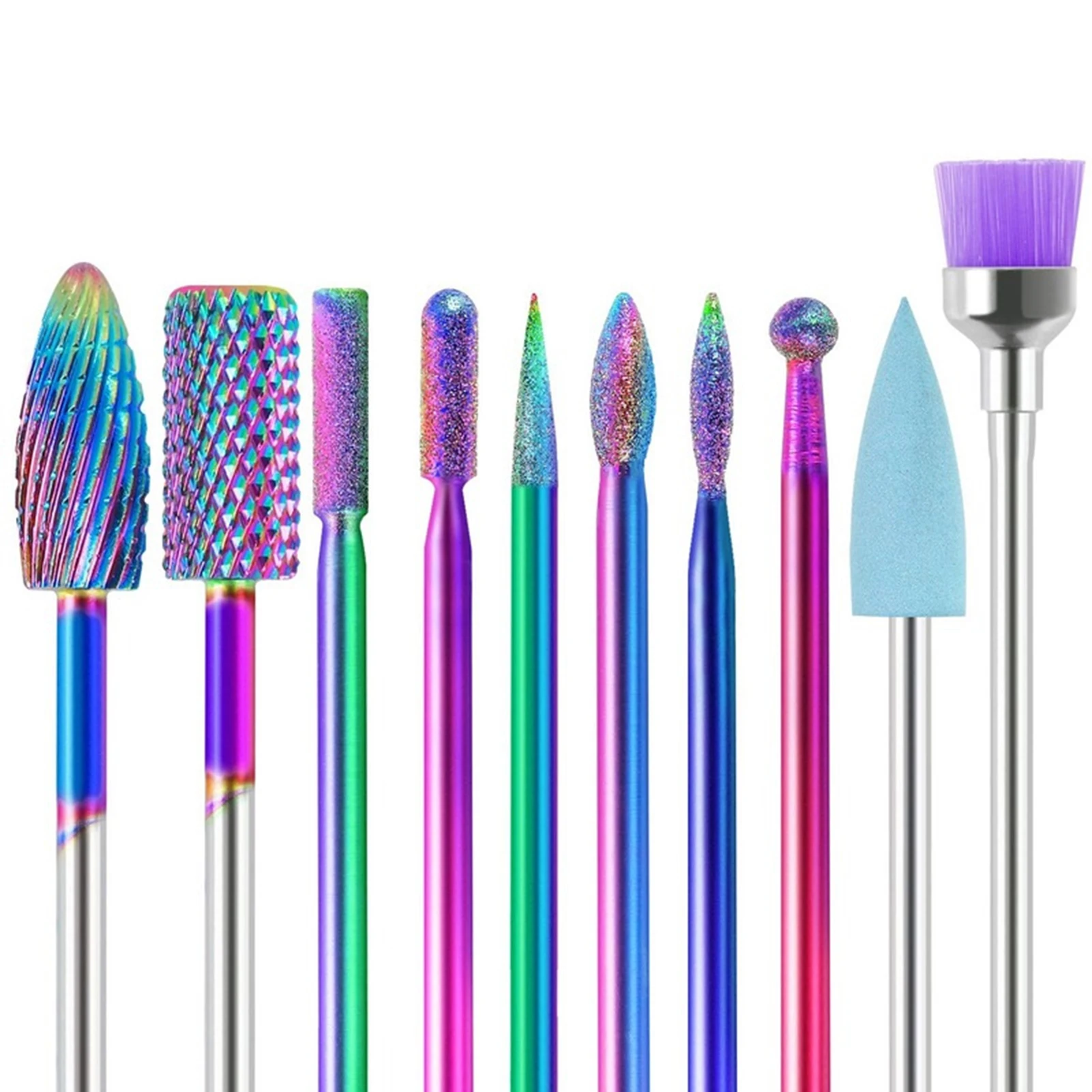 

Набор шлифовальных головок для маникюра, портативные эргономичные машины высокой твердости, набор инструментов для женщин и девочек, маникюрный салон дома, дропшиппинг