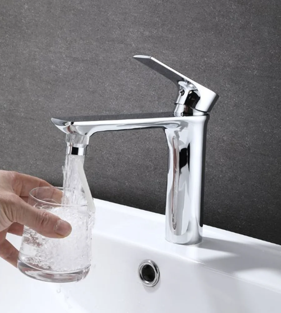 Premium Brass Water Saving Aerator, Anti-Splash Flow Restrictor, Tool-Free Install,Leak-Proof for Kitchen/Bathroom Faucets