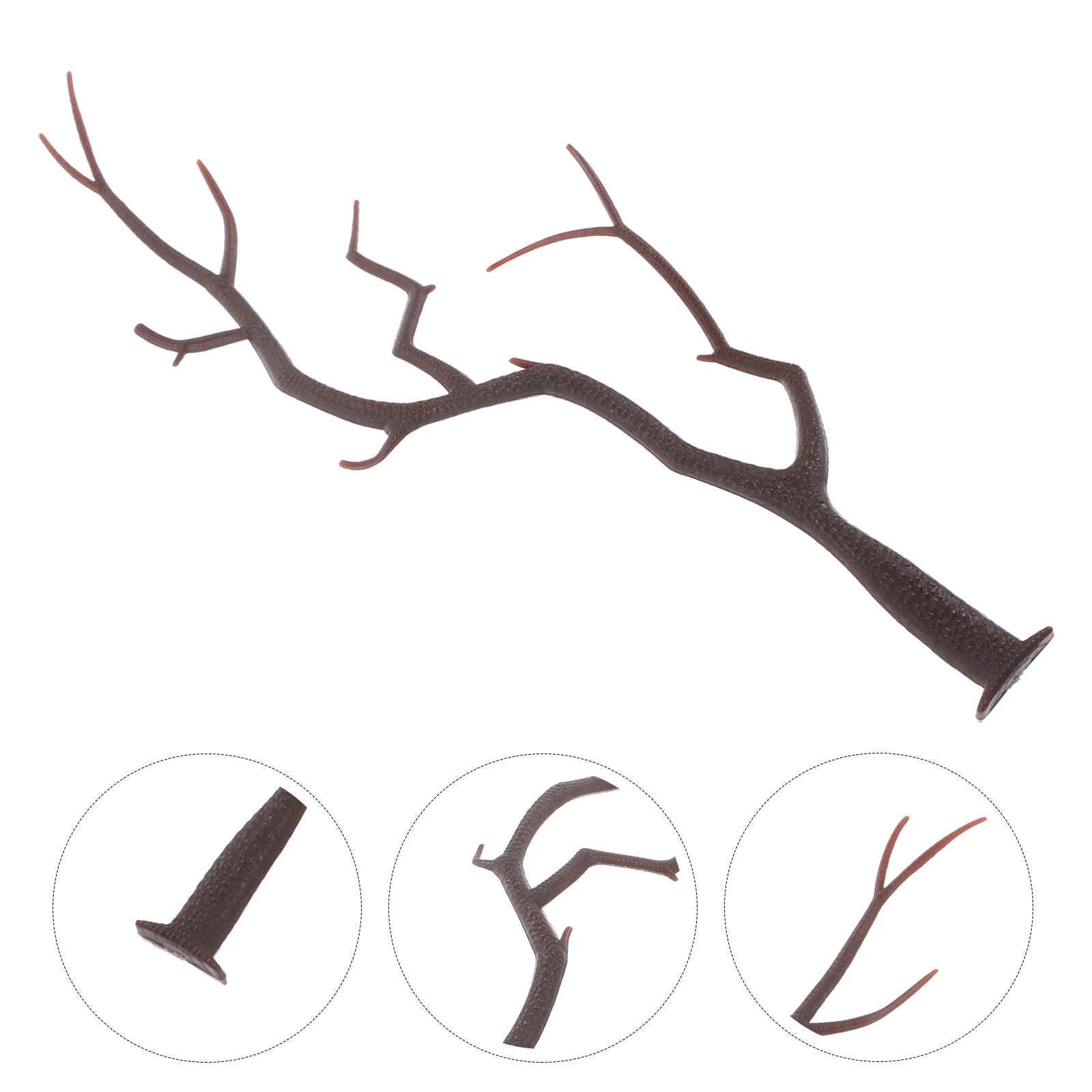 

10 Pcs Plant DIY Branches for Flower Arrangement Decorative Twigs Clothing Artificial Dried Tree Antler Shaped Black Dry