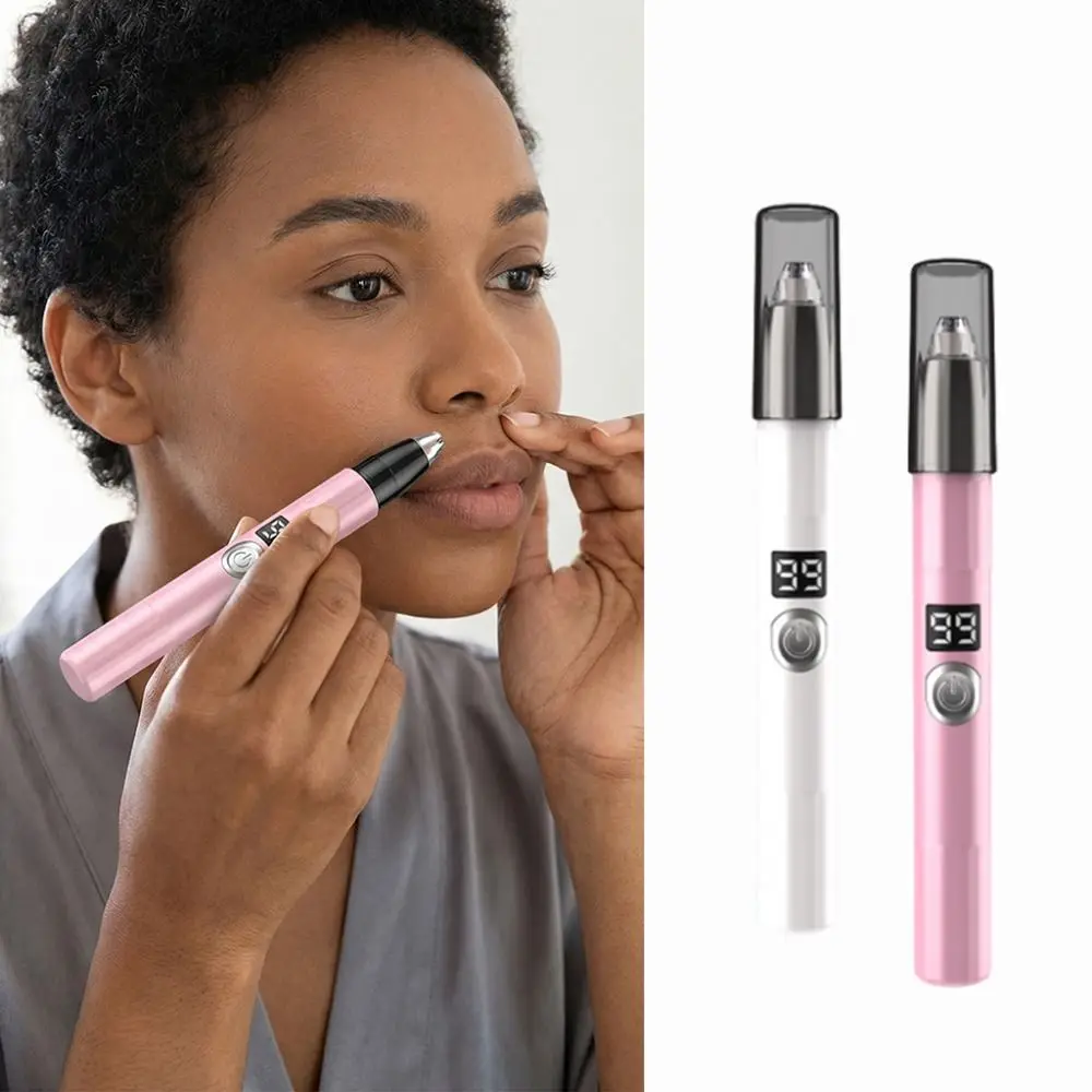 Rechargeable Electric Eyebrow Trimmer Eyebrow Shaver Digital Display Eyebrow Hair Remover Practical Portable Facial Hair Trimmer