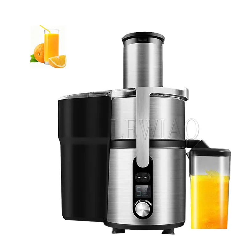 Máquina centrífuga de suco fresco de aço inoxidável, espremedor automático de separação de suco doméstico com ejeção de polpa