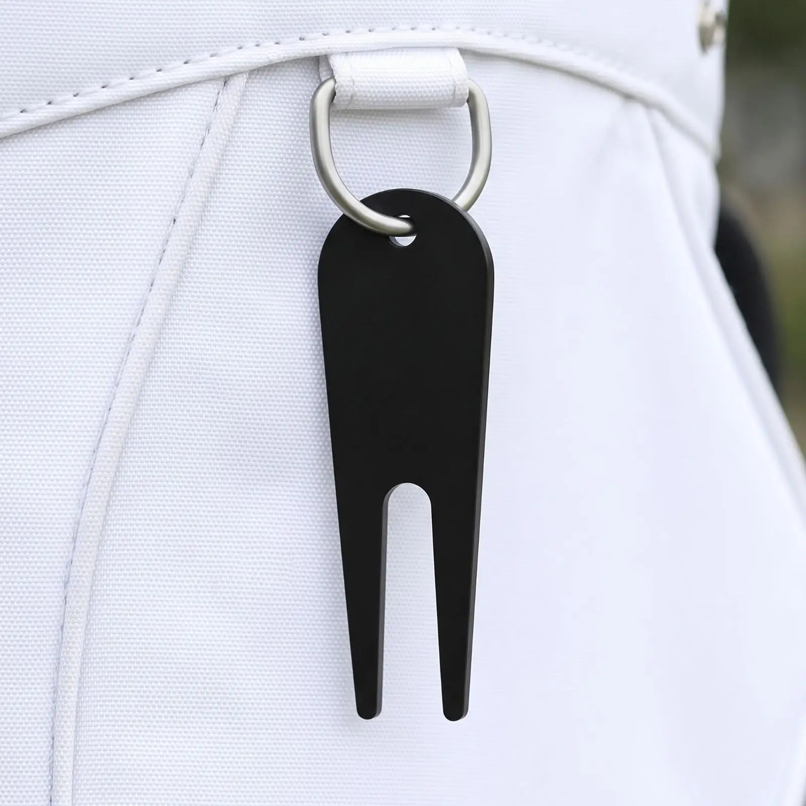 Aluminum Alloy Golf Green Repair Fork Durable Pitchfork Tool for Putting Surface Maintenance Essential Golf Equipment