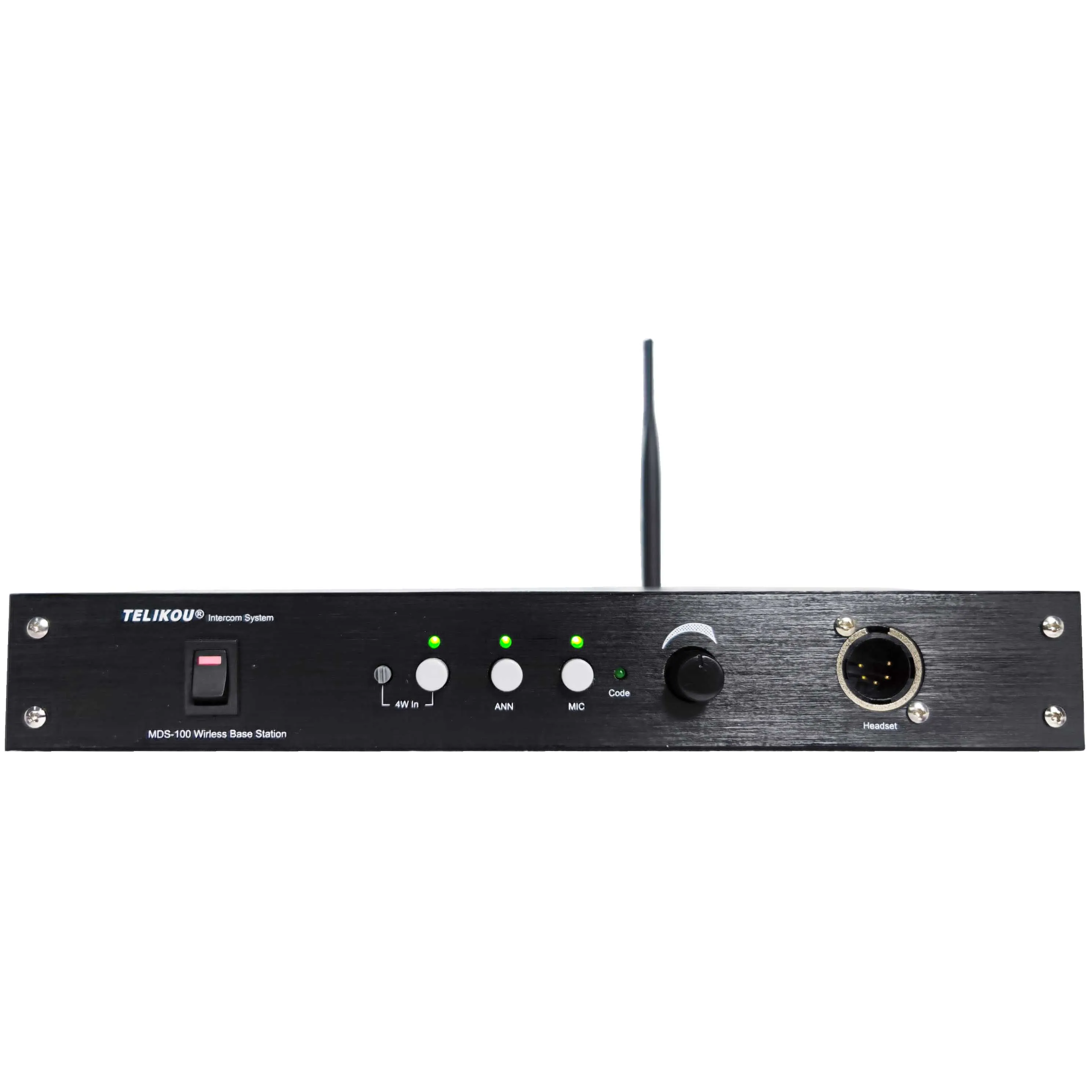 TELIKOU MDS-100 | 433Mhz Wireless Intercom Package 4 Users Full Duplex Digital