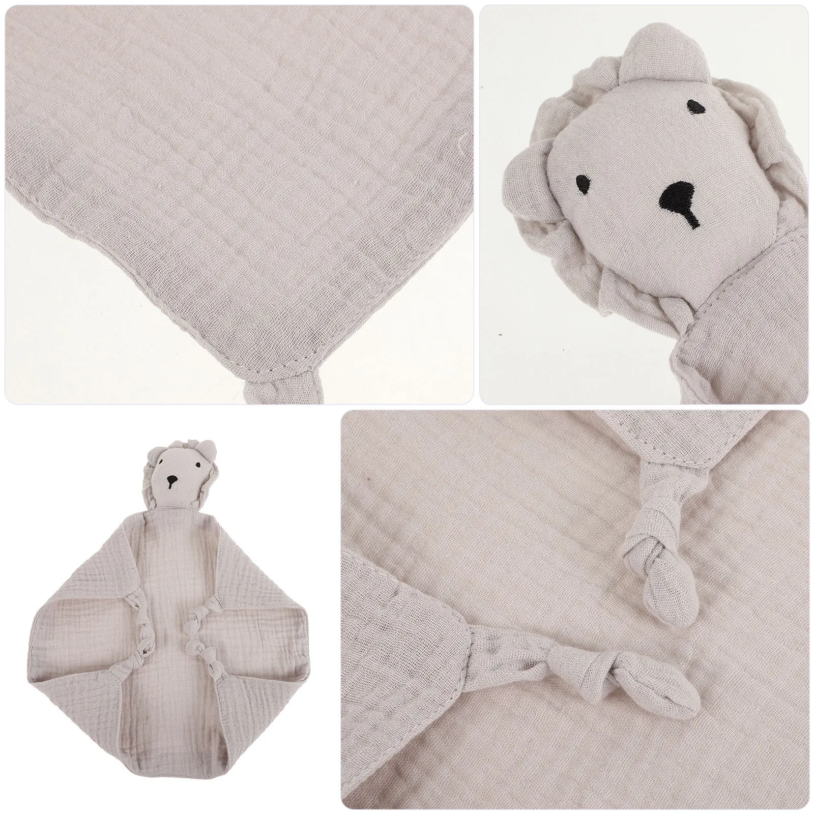 Veiligheidsdekens voor baby's Zachte kreukelstof Trooster Veilig materiaal voor pasgeborenen Peuters Leuke cartoonvorm Slaaphulp