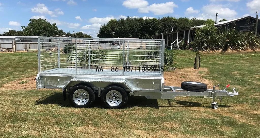 

8x5 Dual Axle Heavy Duty Galvanized Box Trailer Tandem Axle Fully Weld