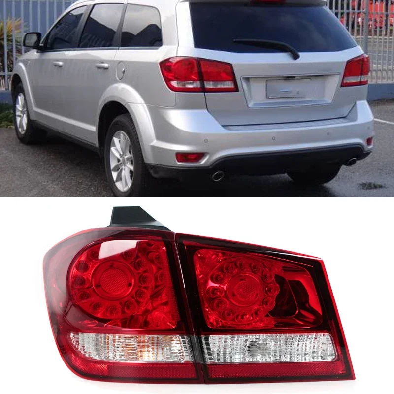 For Dodge Journey JCUV 2012 2013 2014 2015 Rear Taillight Brake Light Turn Signal Warning Fog Lamp Car Accessories