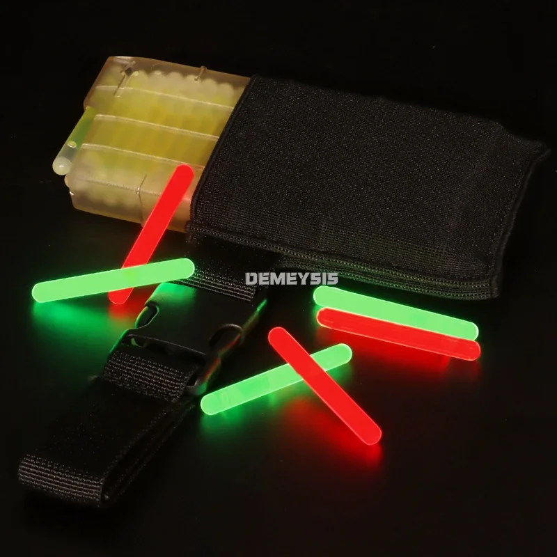 Taktische Licht Stick Stange Fluoreszierende Glow Marker Allocator Leucht Sicherheit Markierung Signal Sticks Airsoft Kampf Zubehör