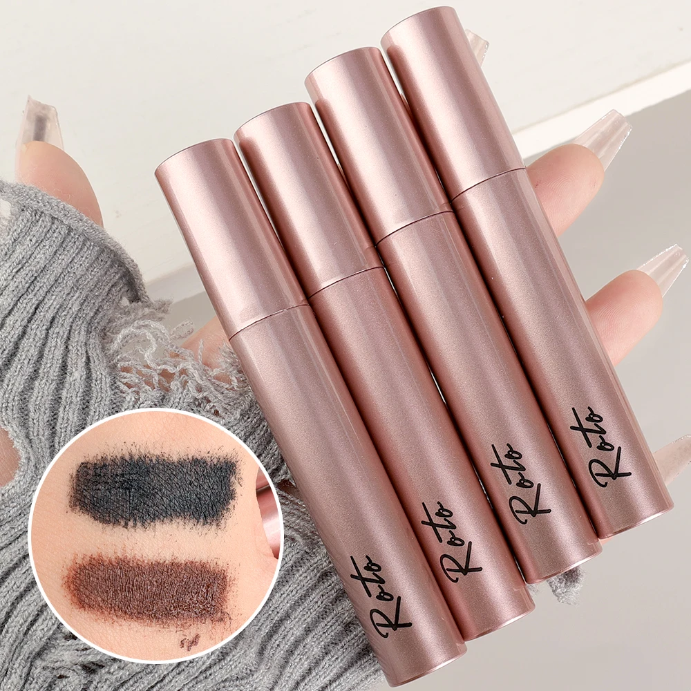 Dauerhafte Mascara Matte Schwarz Braun Wasserdicht Schnell Trocknend Verlängerung Wimpern Gekräuselt Worden Mascara Wimpern Verlängerung Frauen Koreanische Make-Up